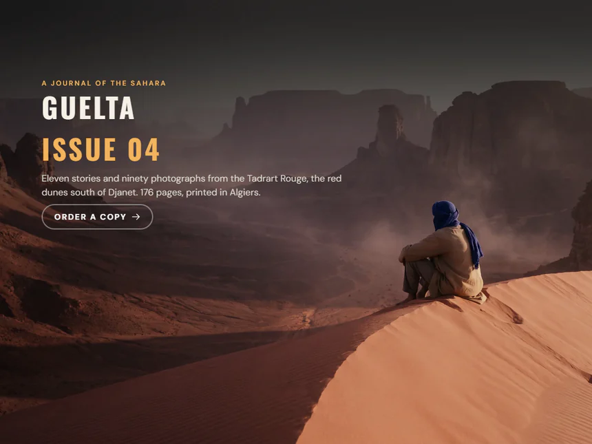 Guelta — Travel Journal
