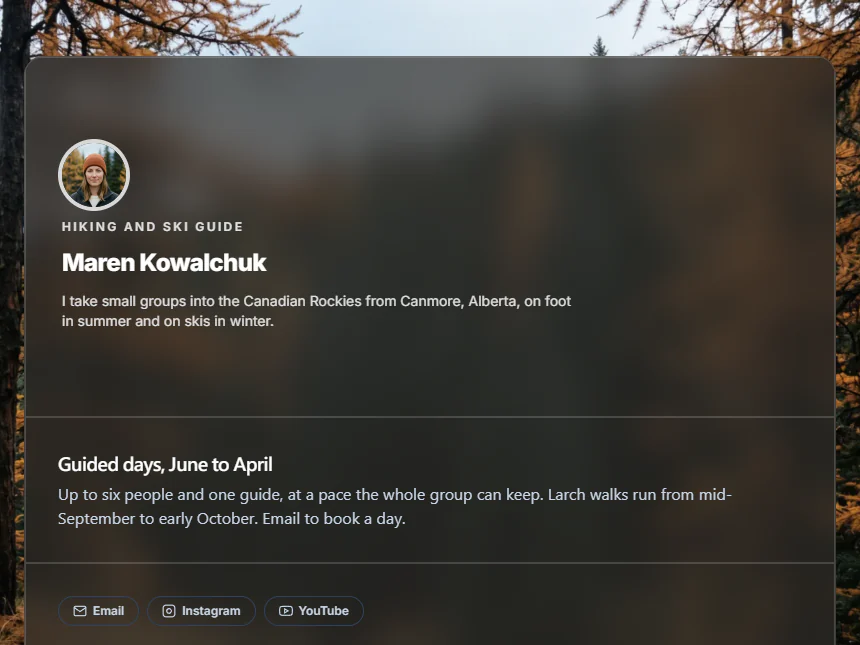 Maren Kowalchuk — Mountain Guide