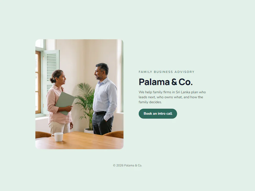 Palama & Co. — Family Business Advisory
